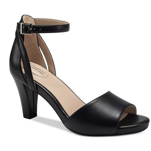 Giani Bernini Clarrice Memory Foam Dress Sandals Black New 8.5 - Picture 1 of 8